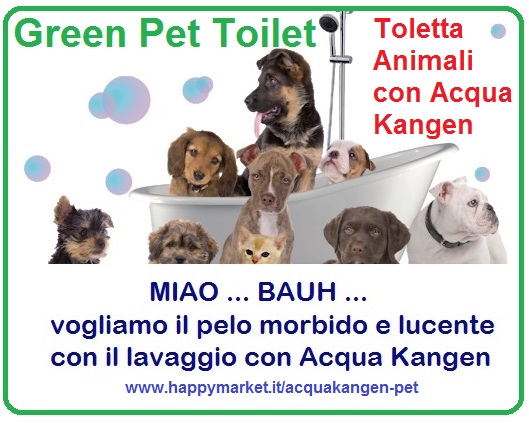 lavaggio animali green pet toilet