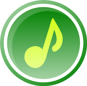 music pulsante verde